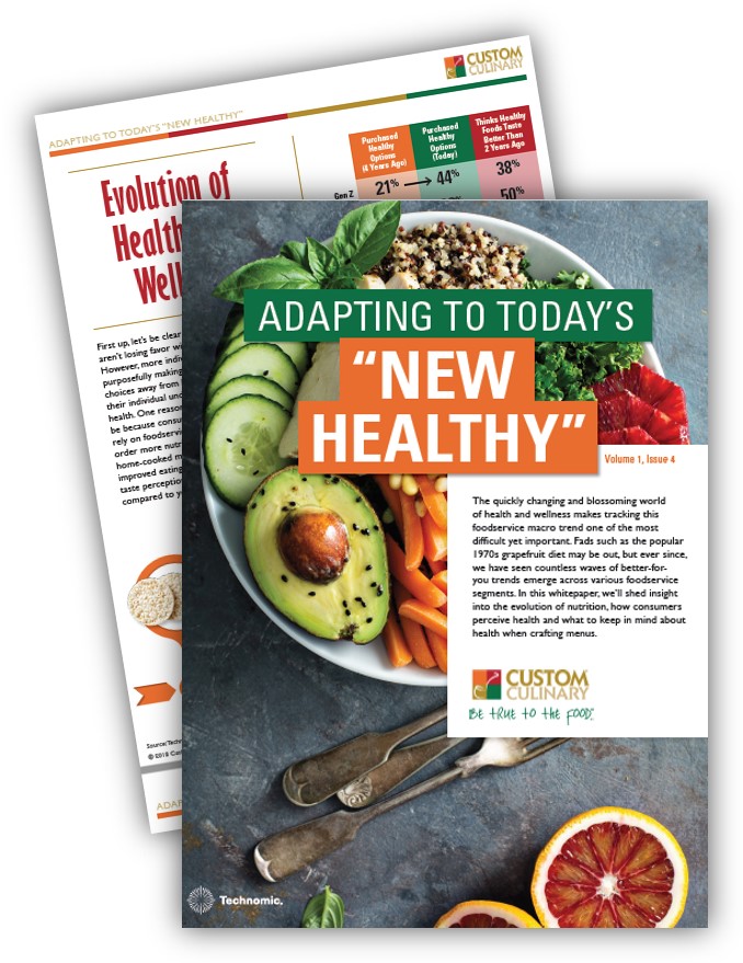 adapting to today's NEW HEALTHY brochure