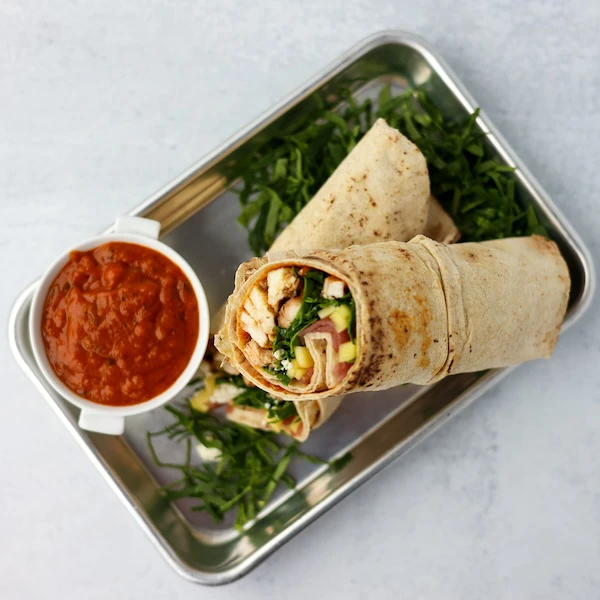 Tikka Masala Chicken Shawarma Wrap