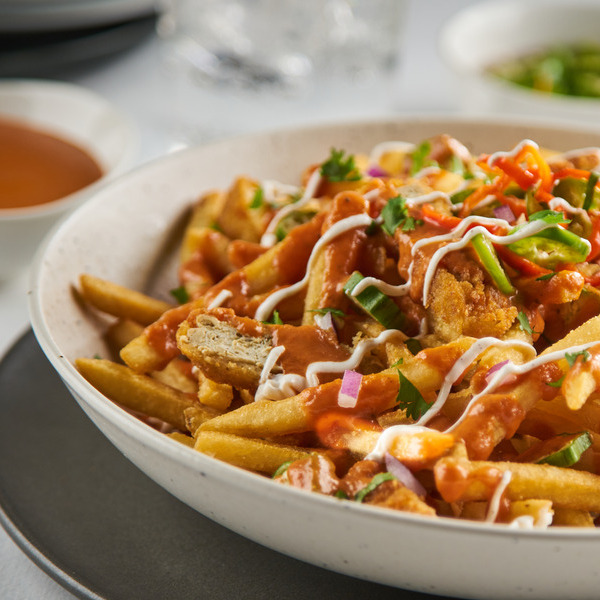 Butter Chicken Loaded Fries