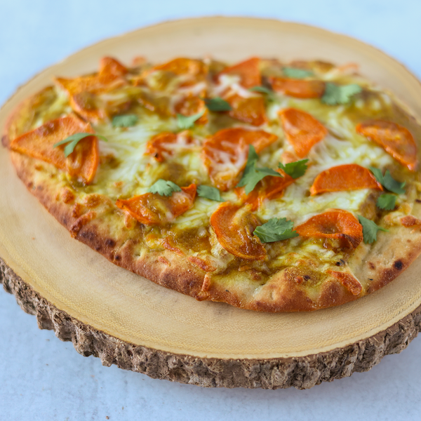coconut curry flatbread pizza