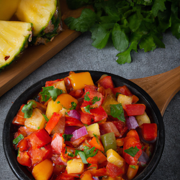 Latin Citrus Chili Grilled Fruit Salsa