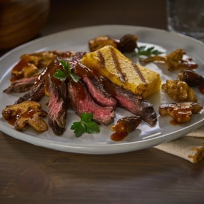 Tuscan Herb Hanger Steak Recipe